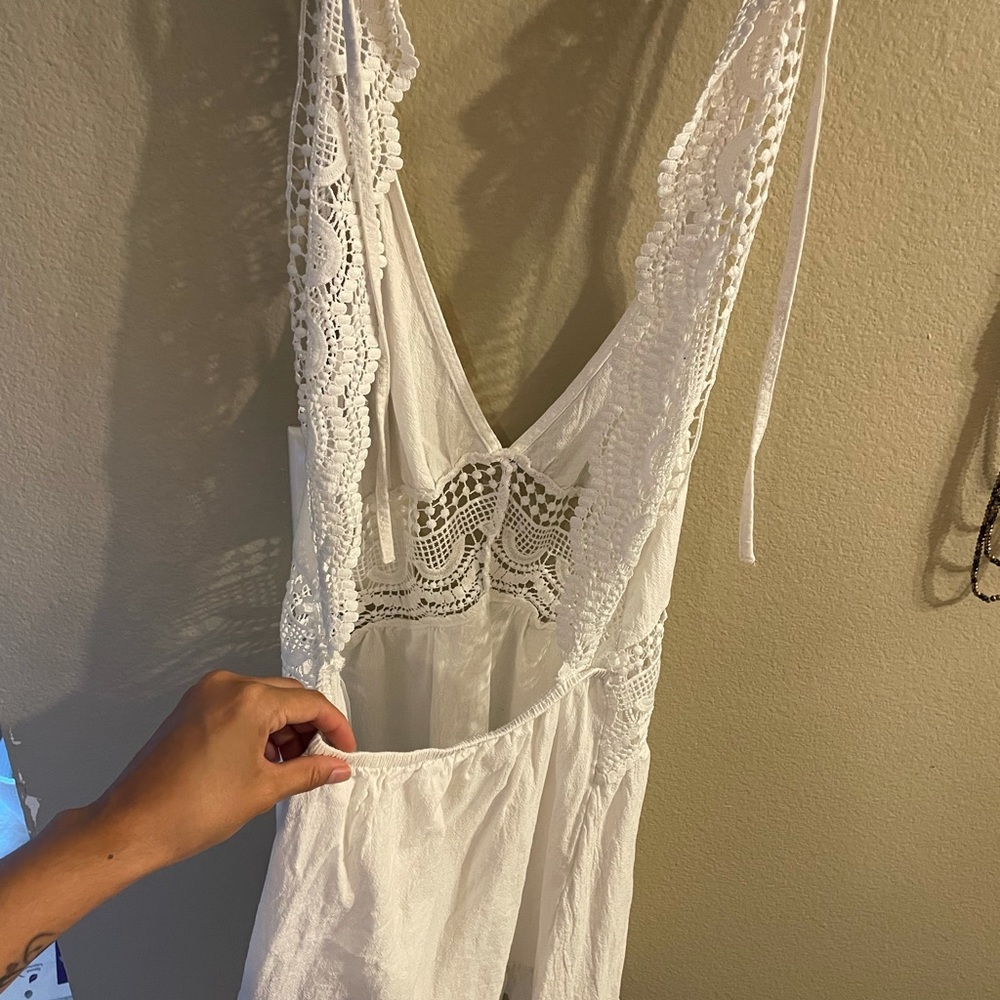 White white dress